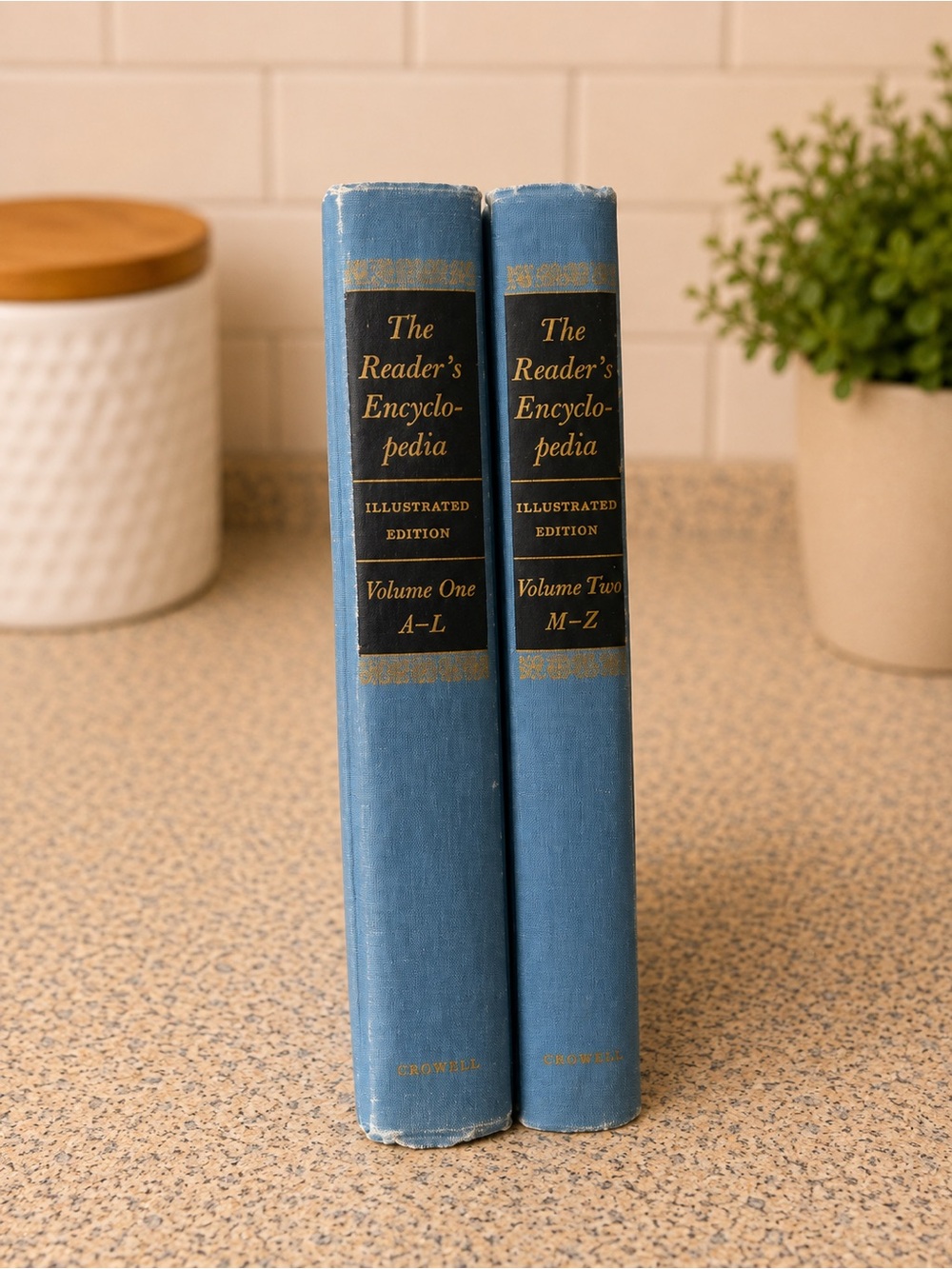 The Readers Encyclopedia Second Edition Illustrated 2 Vols A-L M-Z 1965 mn5453